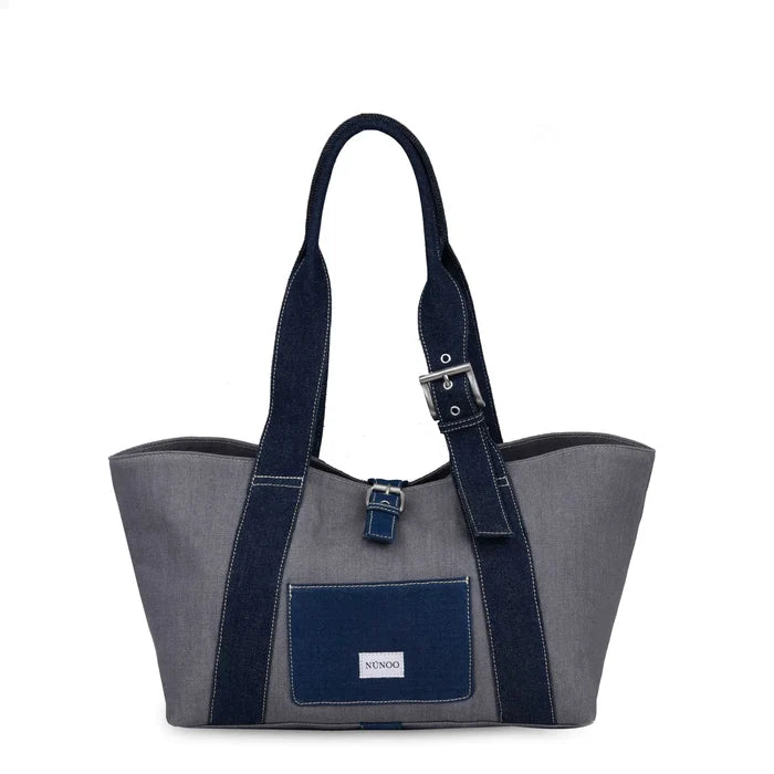 Maxi Shopper Denim Grey Mix