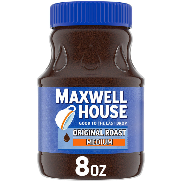 Maxwell House The Original Roast Instant Coffee, 8 oz Jar