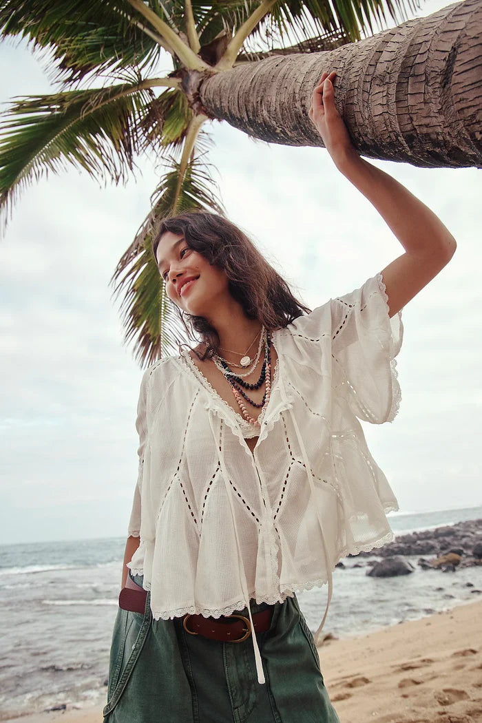 Michelle Blouse | Clean Ivory