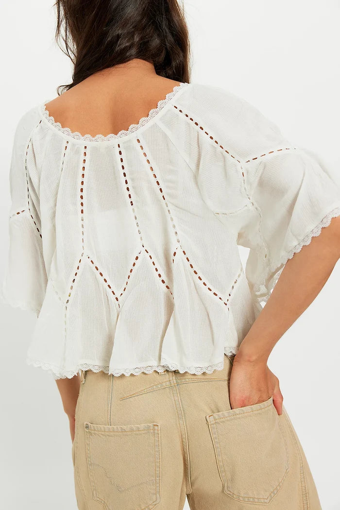 Michelle Blouse | Clean Ivory