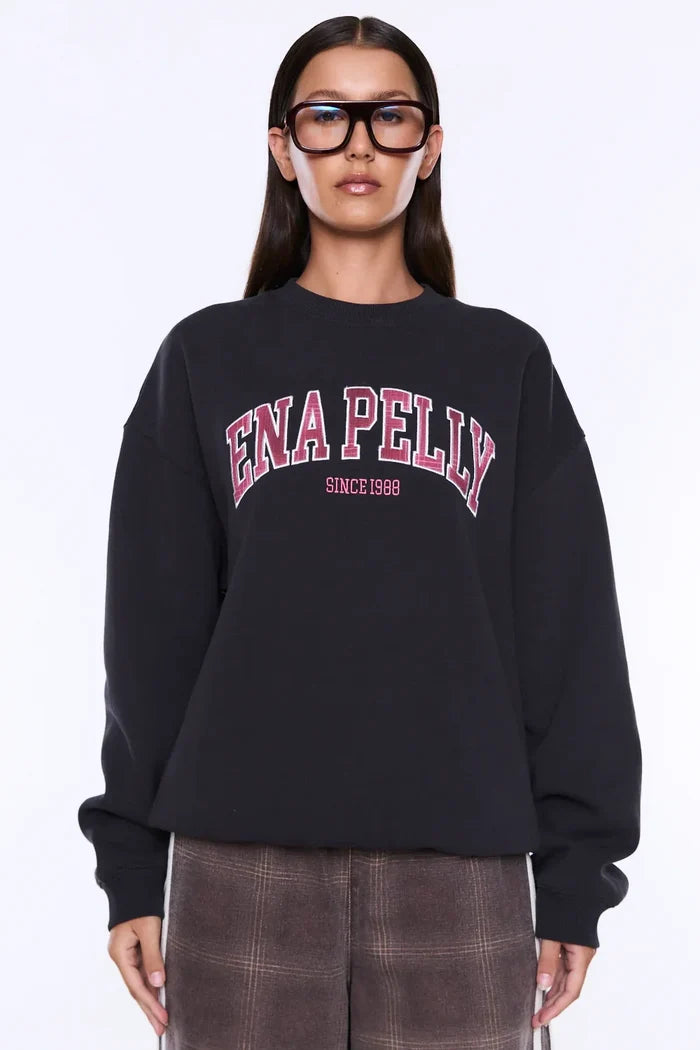 Mila Oversized Sweater | Phantom & ENA PELLY