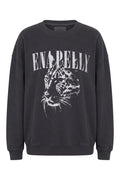 Mila Oversized Sweater | Vintage Black/Cheetah
