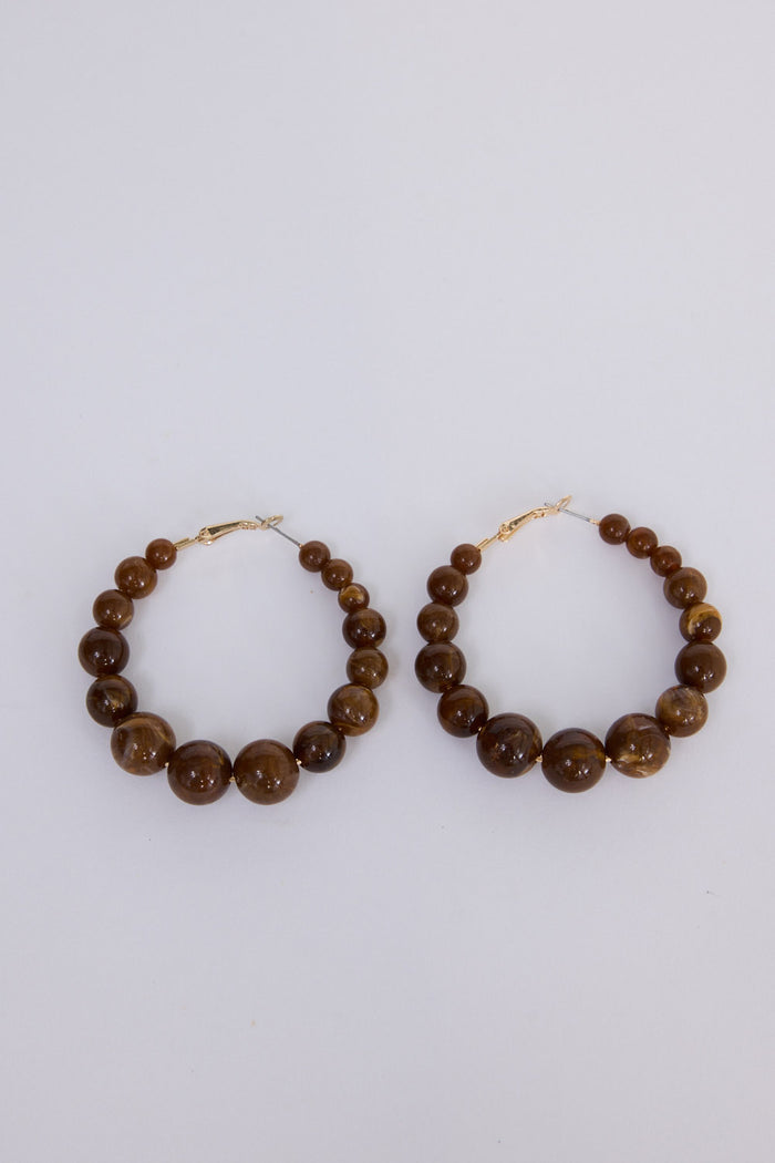 Molly Earrings | Brown