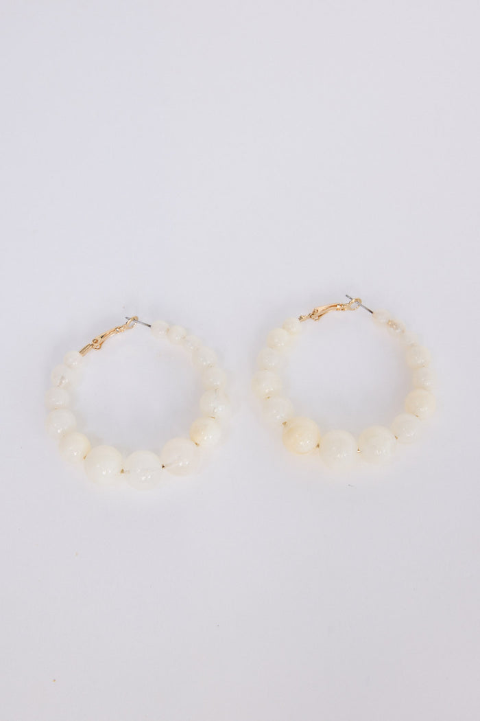 Molly Earrings | Off White