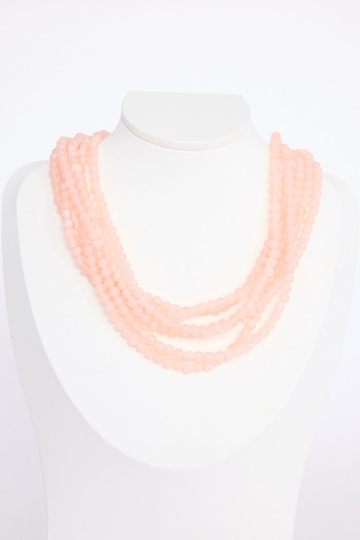Molly Necklace | Baby Pink