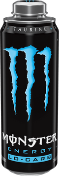 Monster Energy, Lo-Carb, Low Calorie Energy Drink, 24 fl oz, Single