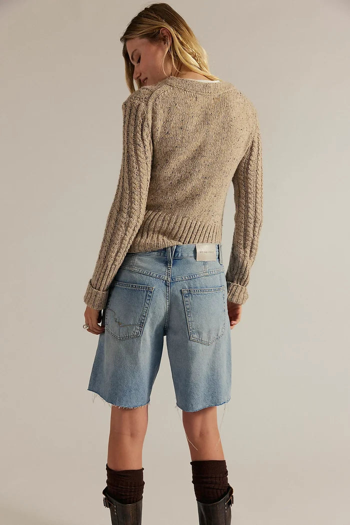 Montana Shorts | Cowgirl Blues Raw Hem
