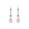 Morganite Three Drop Earrings