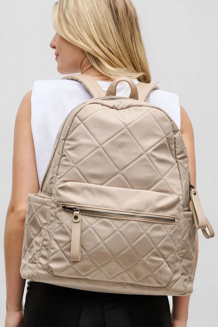 Motivator Large Travel Backpack | Nude