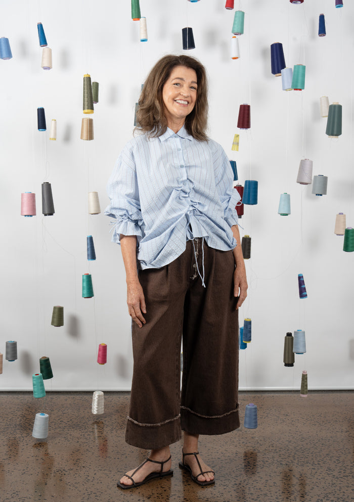 Mount Shirt | Blue Stripe