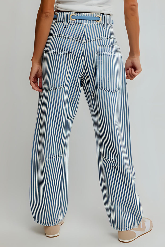 Moxie Pull-On Barrel Jeans | Railroad