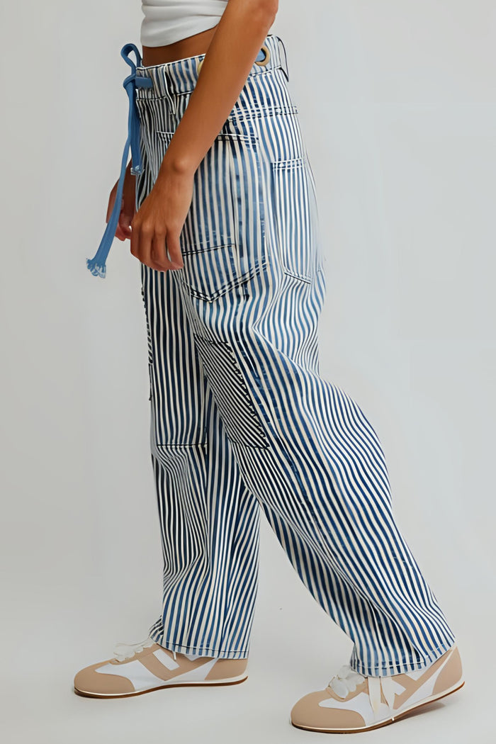 Moxie Pull-On Barrel Jeans | Railroad
