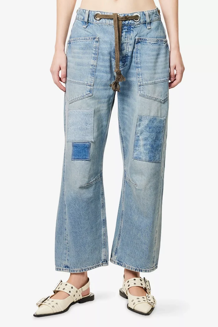 Moxie Pull-On Barrel Jeans | Truest blue