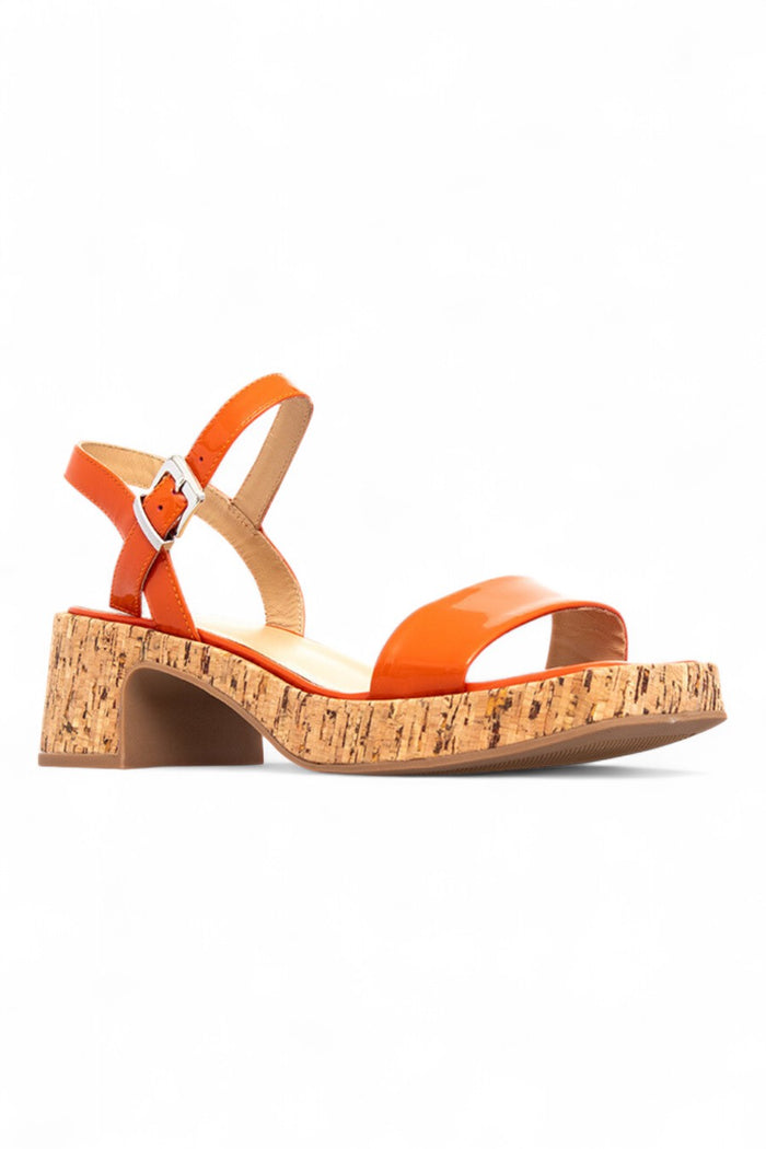 Nathan Wedge Sandal | Orange