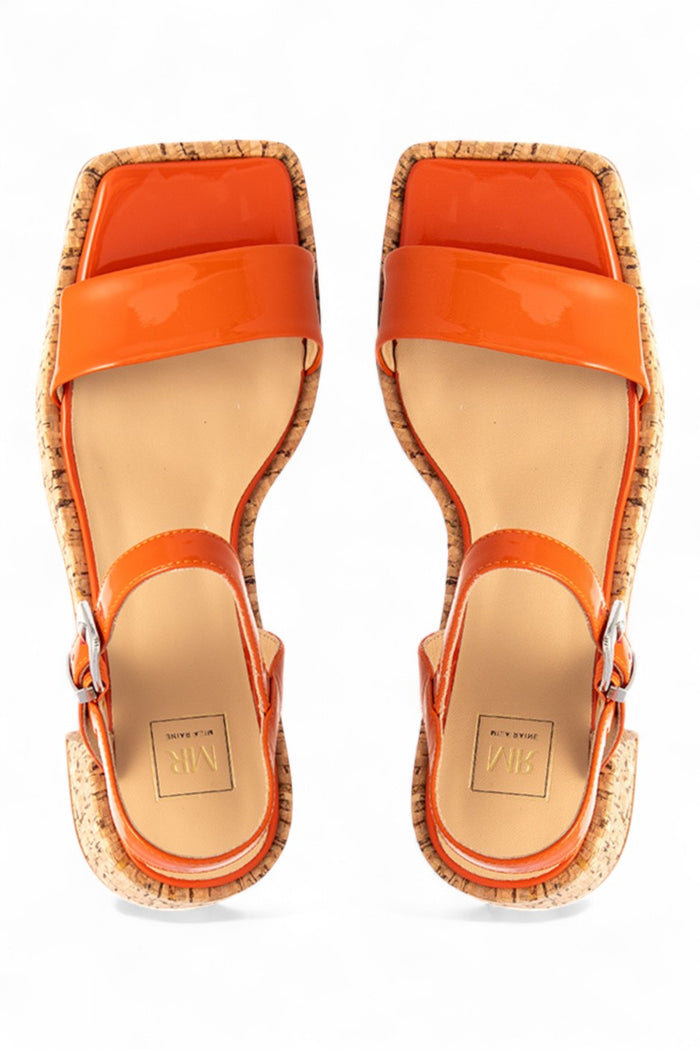 Nathan Wedge Sandal | Orange