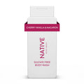 Native Natural Body Wash, Cherry Vanilla Macaron, Sulfate Free, Paraben Free, 18 oz