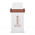 Native Natural Body Wash, Coconut & Vanilla, Sulfate Free, Paraben Free, 18 oz