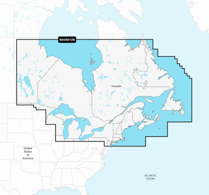 Navionics+ NAUS012R MicroSD Cartography - Canada, Alaska and Great Lakes