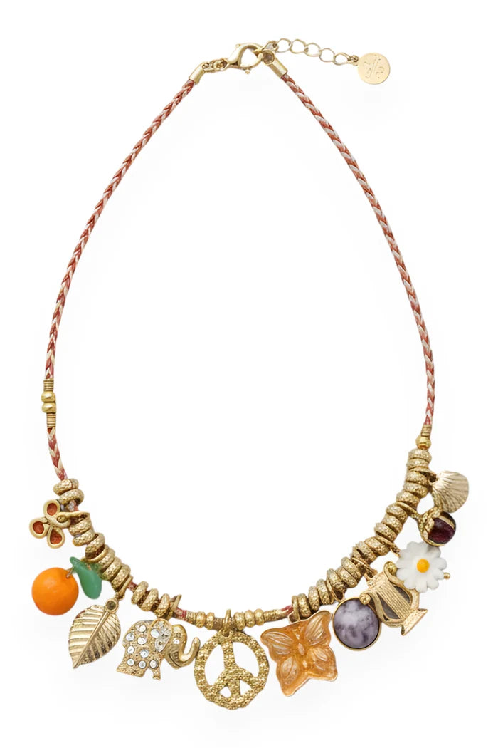 Necklace Bellagio | Orange