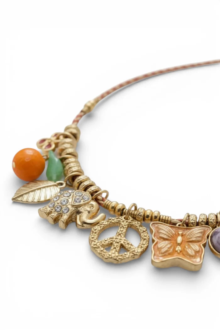 Necklace Bellagio | Orange