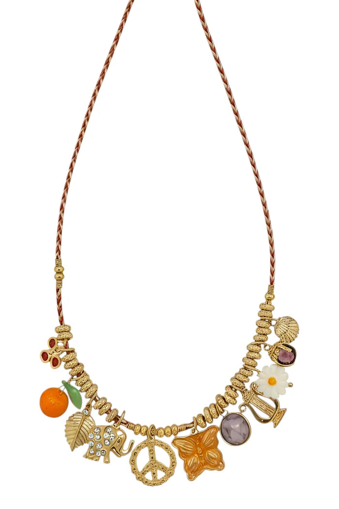 Necklace Bellagio | Orange