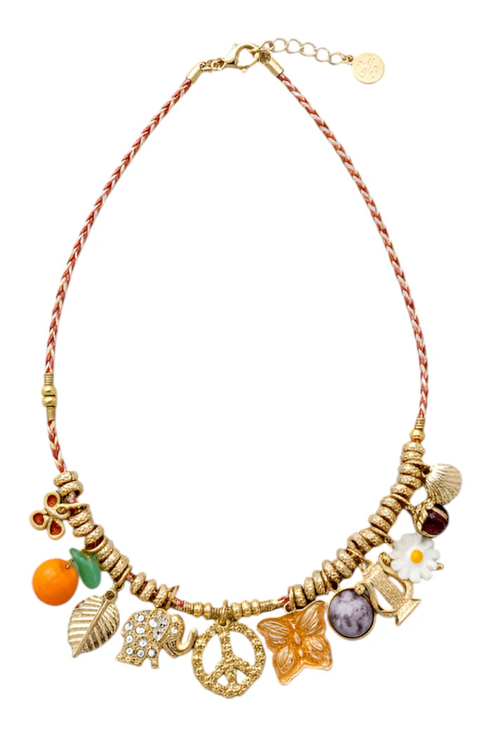 Necklace Bellagio | Orange
