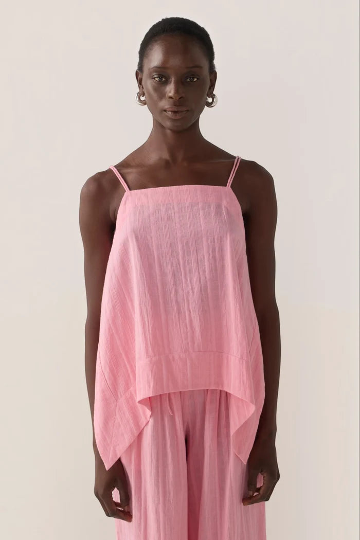 Neena Top | Watermelon Check Cotton
