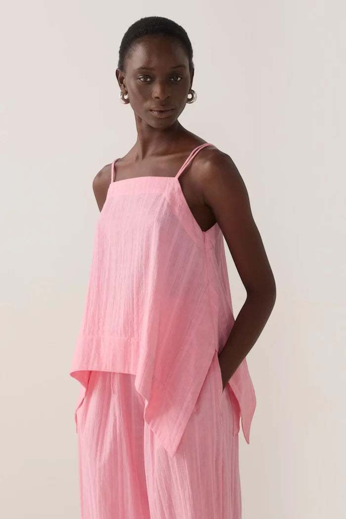 Neena Top | Watermelon Check Cotton