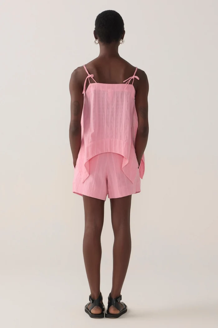 Neena Top | Watermelon Check Cotton