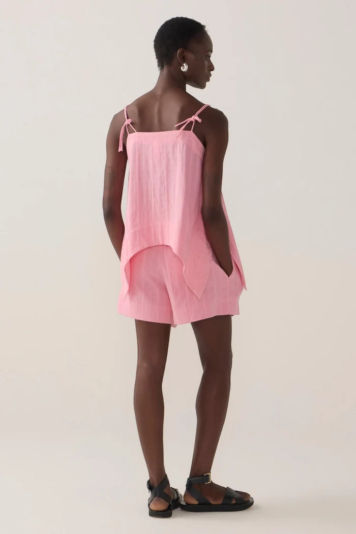Neena Top | Watermelon Check Cotton