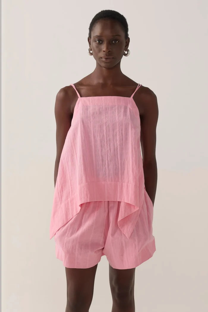 Neena Top | Watermelon Check Cotton