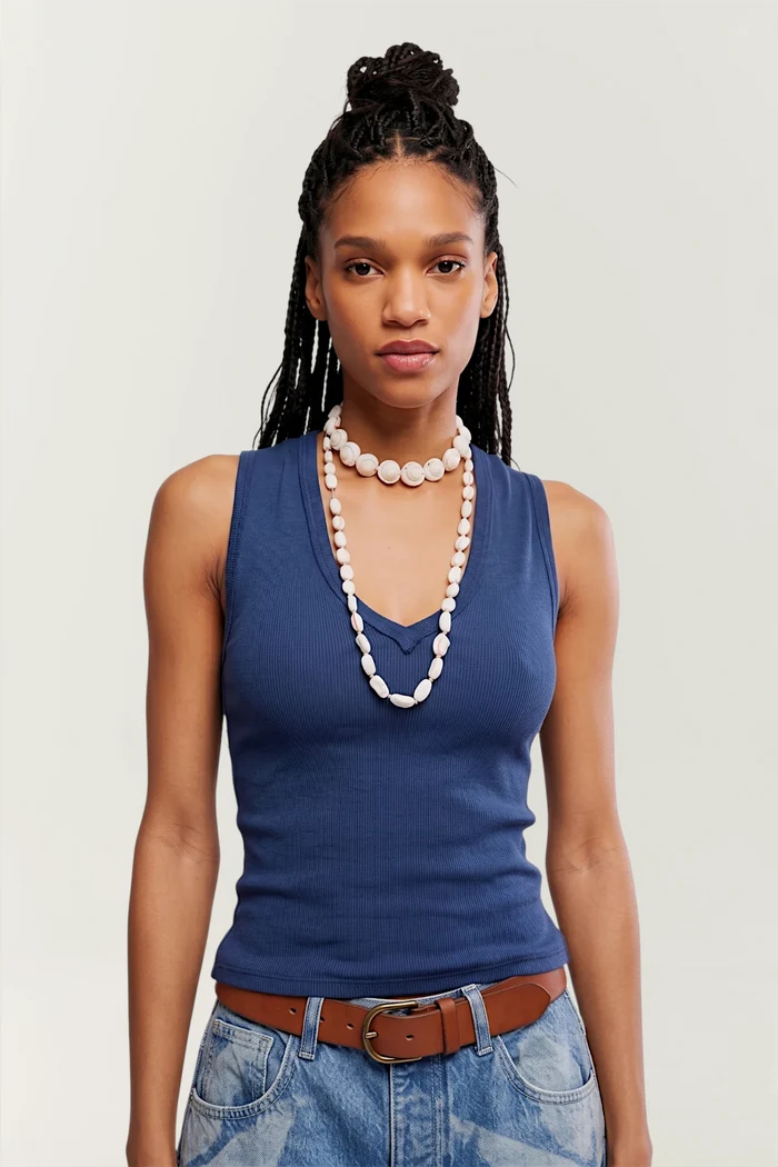 Neria Tank | Deep Iris