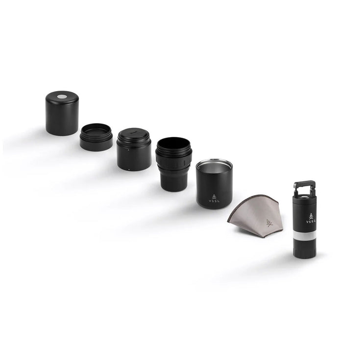 Nest Pour Over Coffee Kit + Java G25 Grinder Gift Set - 6 pcs