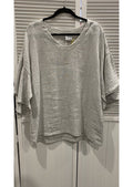 New Years Eve Blouse in Silver