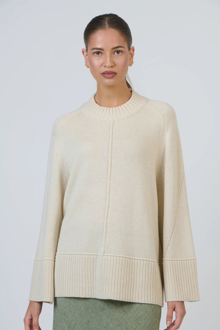 OJ-W47A Jumper Knit | Toast