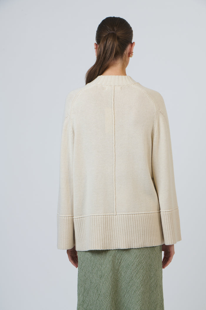 OJ-W47A Jumper Knit | Toast