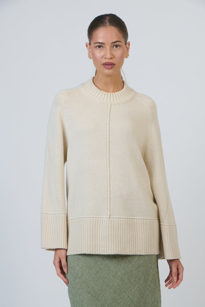 OJ-W47A Jumper Knit | Toast
