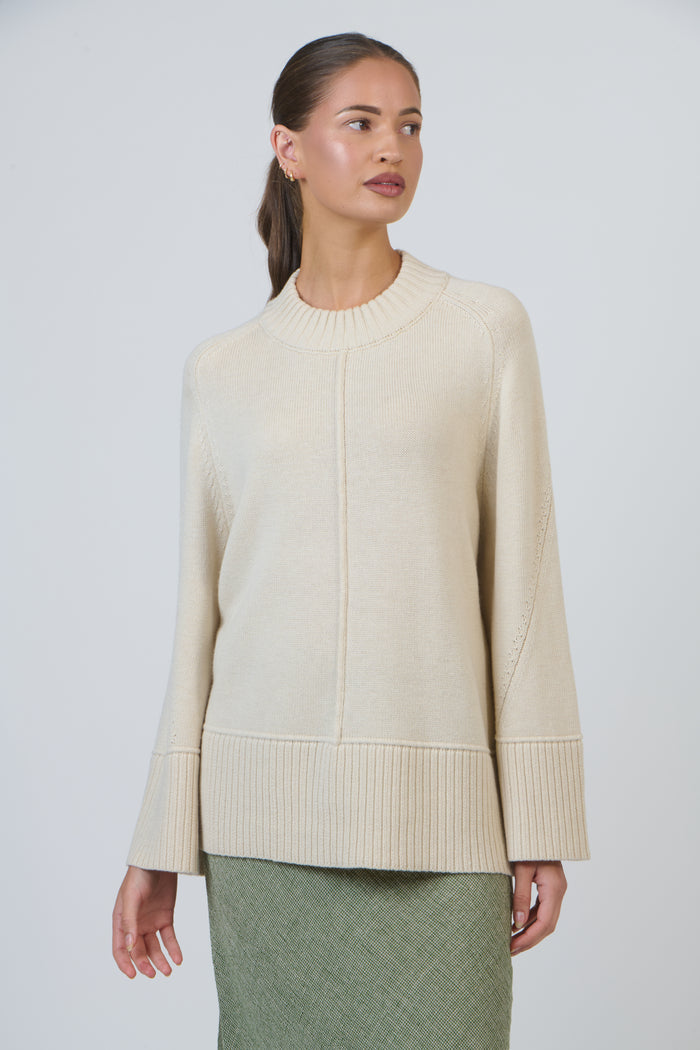 OJ-W47A Jumper Knit | Toast