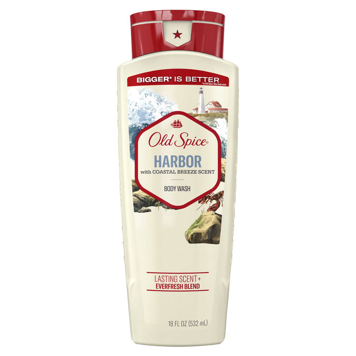 Old Spice Men's Body Wash for Men, Harbor, 18 oz