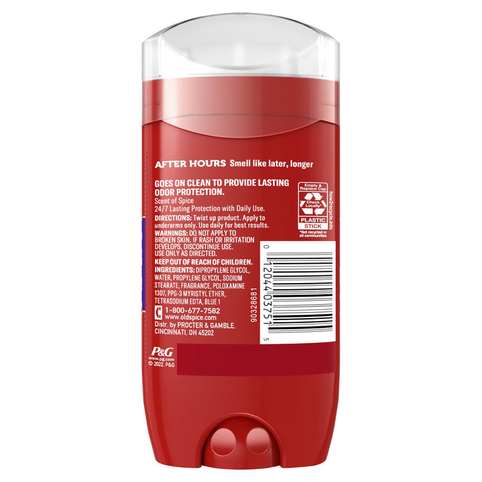 Old Spice Men's Deodorant Aluminum-Free After Hours, 3.0 oz