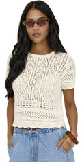 Onlelke Short Sleeve Sweater - Women's