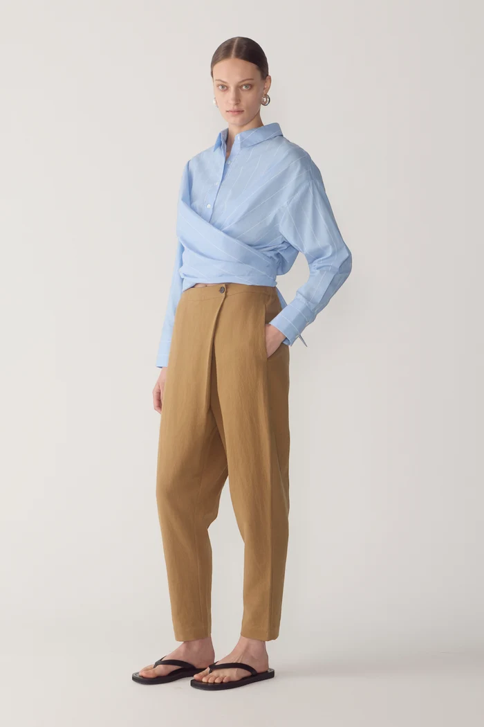 Ophelia Shirt | Chambray Stripe