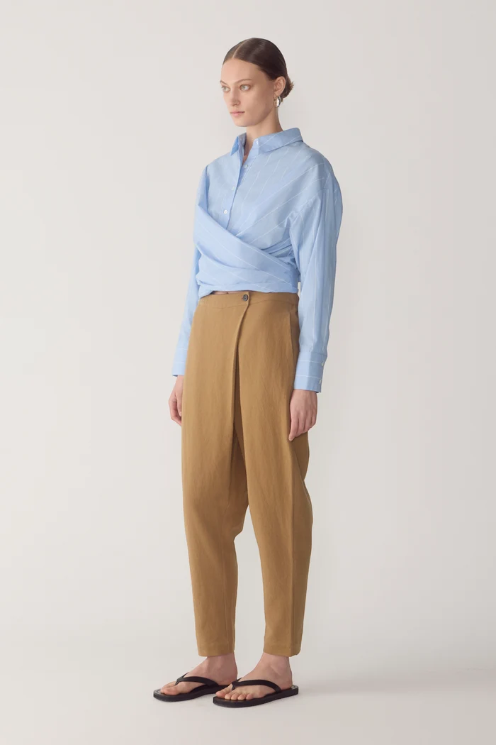 Ophelia Shirt | Chambray Stripe