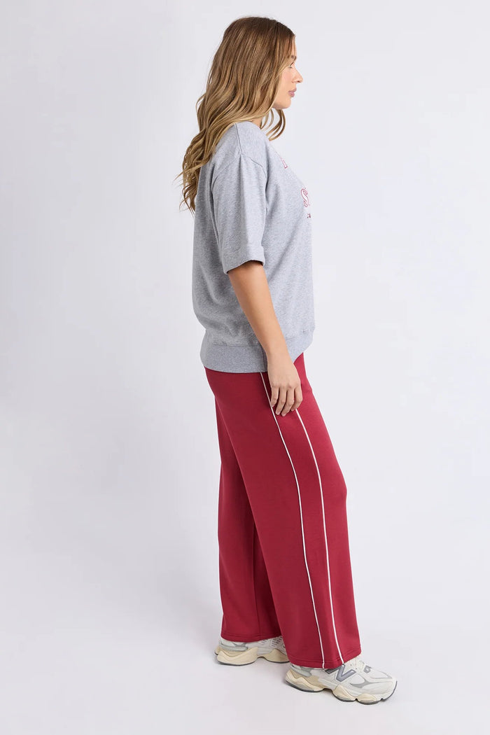 Original Short Sleeve Fleece Tee | Grey Marle