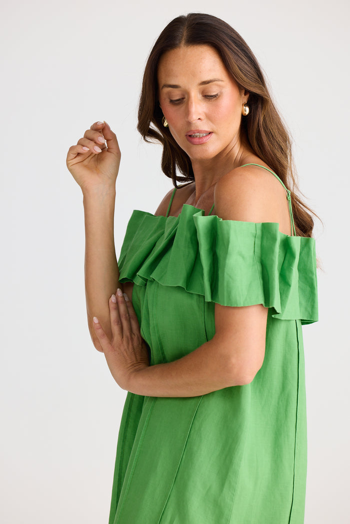 Oska Dress | Emerald