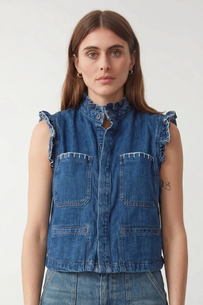 Pablo Denim Vest | Vintage Americana