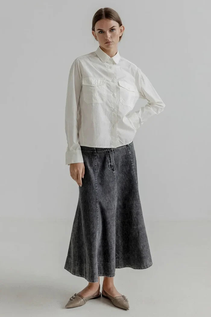 Pam Skirt | Dusky Grey