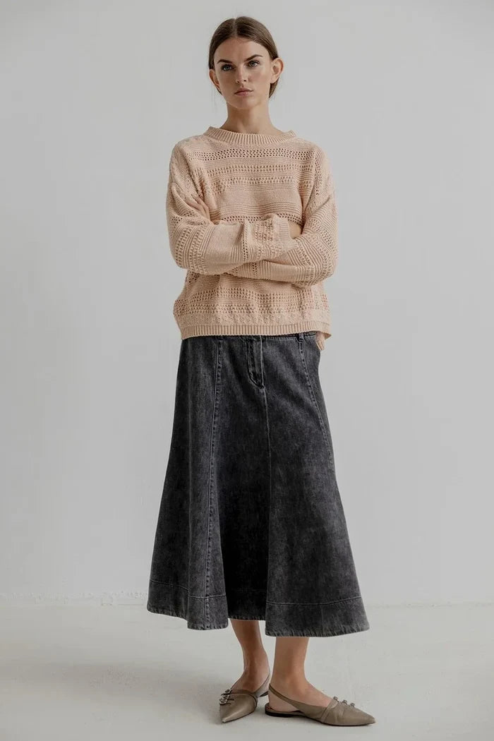 Pam Skirt | Dusky Grey