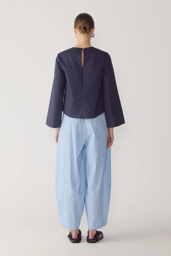 Pamela Pant | Chambray Stripe