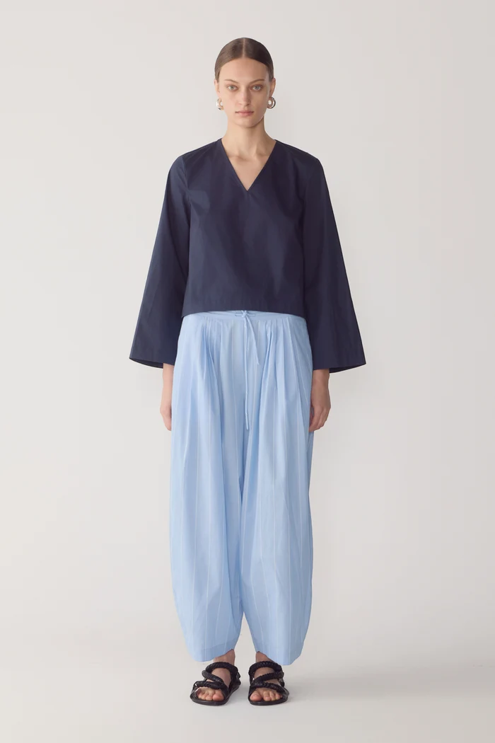 Pamela Pant | Chambray Stripe